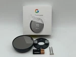 Google Nest Smart Thermostat, Charcoal GA02081-CA Open. Price: $34.95.