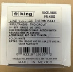 King K600S Thermostat 22A 120/240VAC New. Price: $12.50.