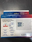Lux Pro PSD111B+ Heating And Cooling Lever Thermostat - White New. Price: $26.67.