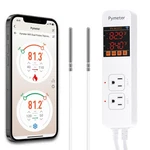 Pymeter Wifi Temperature Controller With Dual Probes, Smart Digital White New. Price: $59.70.