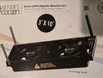 Smart Cocoon Wifi Register Booster Fan 3"X10" New In Open Box. Price: $74.45.
