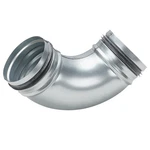 Hvac 4'' 90 Elbow Duct Connector With Rubber Sealing Welded Galvanized Steel New. Price: $27.20.