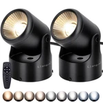 Pack 12W Uplighting Indoor Uplights With Timer And Remote, Stepless Adjusta... New. Price: $46.25.