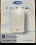 New Carrier Smart Thermostat Model TSTATCCEWF-01. Price: $150.00.