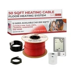 Luxheat 50SQFT Floor Heating Cable Kit - 240V System For Til... New. Price: $287.16.
