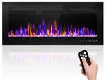 40" Electric Fireplace Wall Mounted And Recessed With Remote Control, 750/150... New. Price: $305.14.