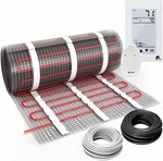 Econohome - Fluoropolymer Insulated Floor Heating Mat 70 Sq. , Wifi Thermostat Open. Price: $199.90.