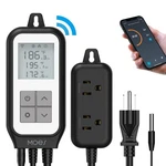 Moes Smart Wifi Cooling Heating Thermostat Outlet, Tuya Digital Black New. Price: $57.11.