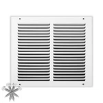 Hvac 12'' X 10'' Duct Opening Flat Stamped Steel Return Air Grille - Sidewall New. Price: $30.76.
