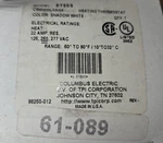 Columbus Electric ETD5SS Mechanical Thermostat New. Price: $39.99.