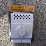 Cadet BTF2W Baseboard Thermostat - White (08734) New. Price: $28.61.