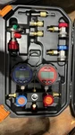 Elitech DMG-3 Ac Manifold Gauge Refrigerant Pressure Set 2 Way With Hoses New. Price: $130.00.