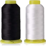 T70#69 Bonded Nylon Sewing Thread 1500 Yard Spool -(white+black) 2PCS New. Price: $10.32.