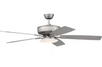 Craftmade Pro Plus 112 Brushed Satin Nickel 52" Blade Led Indoor Ceiling Fan New. Price: $137.27.