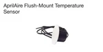 Aprilaire 8051 Flush-mount Temperature Sensor New. Price: $13.99.