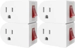 Oviitech 4 Pack Grounded Outlet Wall Tap Adapter With On/off Power Switch Single New. Price: $25.88.