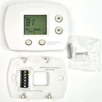 Honeywell TH5110D1006 Focuspro 5000 Thermostat W/ Back Plate Hardware Used. Price: $39.99.