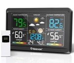 Geevon Weather Stations Wireless Indoor Outdoor Thermometer, Color Va Display... New. Price: $50.47.