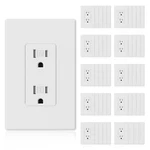 Elegrp Matte White Decorator Wall Receptacle Outlets Tamper Resistant 15 New. Price: $178.63.