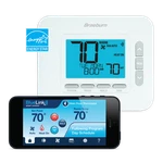 Braeburn 8205 Universal 3H/2C Smart Wi-fi Programmable Thermostat With Bluelink New. Price: $119.36.