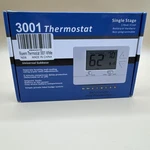 Riseem 3001 Non-programmable White Thermostat For Home, Digital Energy-saving New. Price: $36.99.