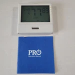 PRO1 Iaq T855SH Thermostat Universal Programmable Heat Cool Manual White Used. Price: $49.95.