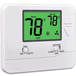 Suuwer Non-programmable Thermostat For House, Digital Green Backlight New. Price: $57.18.