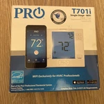 New PRO1 Single Stage Wifi App Programmable Thermostat System T701IV3 Open. Price: $80.00.