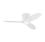 Monte Carlo Titus 3 Blade Hugger 44 Ceiling Fan Led Light ,remote Matte White Open. Price: $225.00.