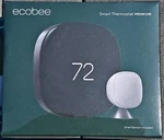 Ecobee Smart Thermostat Premium (EBSTATE601) Sealed!! New. Price: $175.00.
