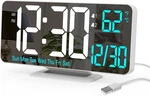 Kosumosu Digital Led Clocks For Bedrooms Clock(white + Blue Digits) New. Price: $25.45.