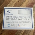 Mrcool Smart Usb Ac Controller WMK-19 For Ductless Split System New Open Box. Price: $30.00.