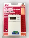 Ace Programmable Thermostat 4191698 Universal Line Voltage Heat Only New Open. Price: $29.97.