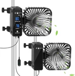 2-PACK 4 Grow Tent Fan With Temperature And Humidity Meter,automatic Black New. Price: $72.99.