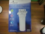 Vitapur Single Stage Water Filtration System White Open. Price: $15.99.