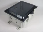 Attabox AH1084C Enclosure 10X8X4" Polycarbonate Shelf Wear Used. Price: $50.56.