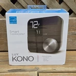 Lux Kono Smart Thermostat Works With Alexa, Google, Apple New Factory Sealed. Price: $42.49.