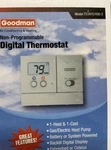 Goodman Non-programmable Digital Thermostat TSTATG1100-2 1-HEAT 1-COOL Gas/elect New. Price: $75.00.