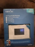 Emerson Sensi Wi-fi Programmable Remote Thermostat Control UP500W Open Box. Price: $54.99.