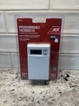 Ace Programmable Thermostat 4191698 Universal Line Voltage Heat Only New Sealed. Price: $25.00.