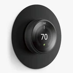 Elago Wall Plate Cover For Google Nest Thermostat - Black New. Price: $9.99.