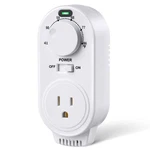 Gulfmew Adjustable Thermostat, Plug Heating And Cooling White New. Price: $34.83.