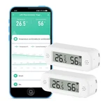 Wifi Thermometer Hygrometer: Smart Temperature And Humidity Sensor, Real-time New. Price: $46.13.