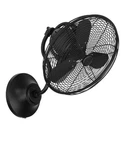 Craftmade 16" Bellows I Flat Black Wall Speed Damp Rated Fan BW116FB3 New. Price: $418.00.