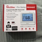 Robertshaw Pro-series 4HEAT/2COOL Wi-fi Programmable Touchsreen Tstat RS10420T New. Price: $49.99.