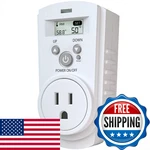 Econohome Digital Plug In Thermostat - Programmable Lcd Screen New. Price: $56.88.