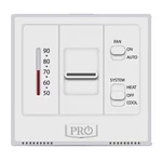 PRO1 Iaq T501M Low Voltage Thermostat, Wall Mount, Hardwired, 24VAC New. Price: $46.69.