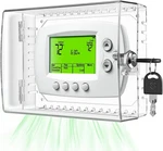 Trj Large Thermostat Lock Box With Key, Clear Cover For New. Price: $17.91.