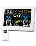 Zivron Weather Station Wireless Indoor Outdoor Thermometer, 7.5" Va White New. Price: $78.14.