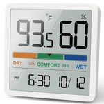 Noklead Hygrometer Indoor Thermometer, Desktop Digital With White New. Price: $17.99.